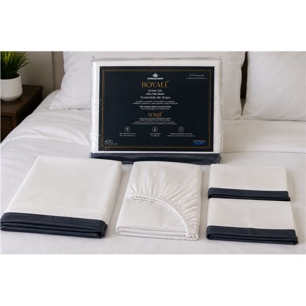 400 Thread Count Sheet Set - Dark Grey
