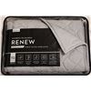 Image 1 : Renew Bamboo Charcoal Quilted Mattress Pad - Grey