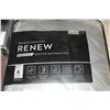 Image 2 : Renew Bamboo Charcoal Quilted Mattress Pad - Grey