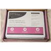 Image 1 : Safe Sleep Mattress Protector - Pink & White