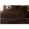 Image 2 : Sunset Luxury Weave Sheet Set - Chocolate Brown