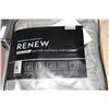 Image 2 : Renew Bamboo Charcoal Quilted Mattress Pad - Grey