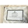 Image 2 : Kingsdown Royale Duvet Cover Set - Ivory Chevron