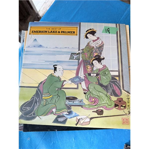 EMERSON LAKE & PALMER THE BEST OF VINYL RECORD
