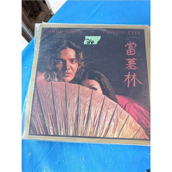 TOMMY BOLIN PRIVATE EYES VINYL RECORD