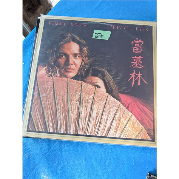 TOMMY BOLIN PRIVATE EYES VINYL RECORD