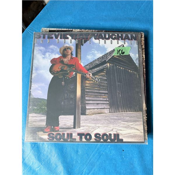 STEVIE RAY VAUGHAN SOUL TO SOUL VINYL RECORD