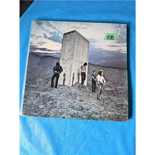 THE WHO WHO'S NEXT VINYL RECORD