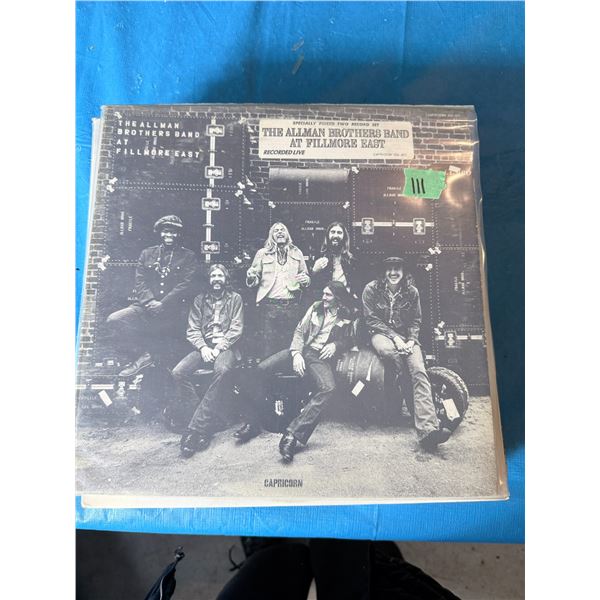 THE ALLMAN BROTHERS BAND AT FILLMORE EAST TWO RECORD SET VINYL RECORD