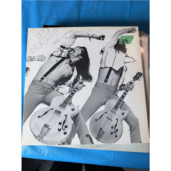 TED NUGENT FREE-FOR-ALL VINYL RECORD
