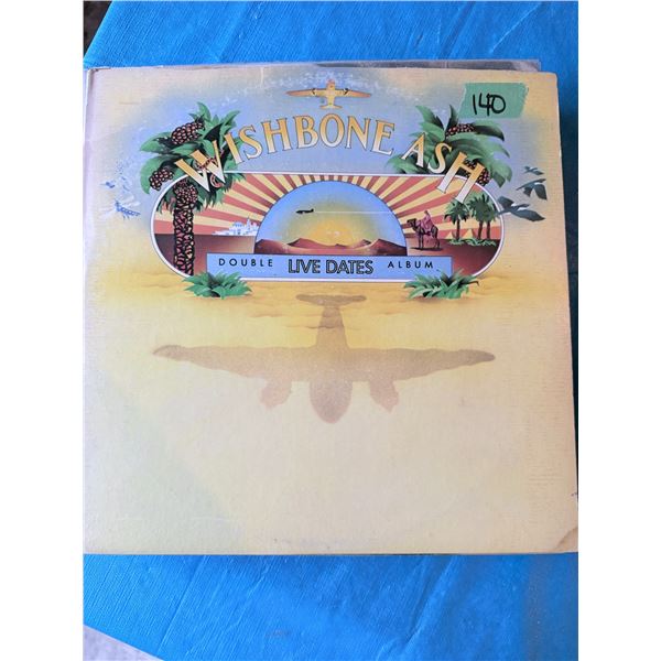 WISHBONE ASH DOUBLE LIVE DATES VINYL RECORD