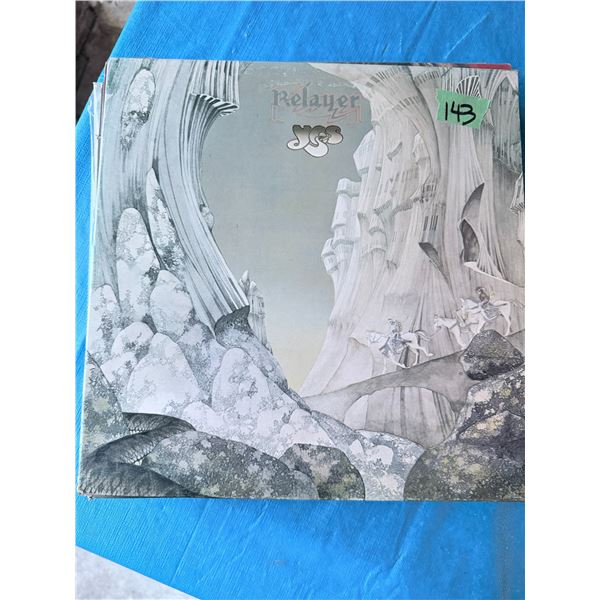 YES RELAYER VINYL RECORD