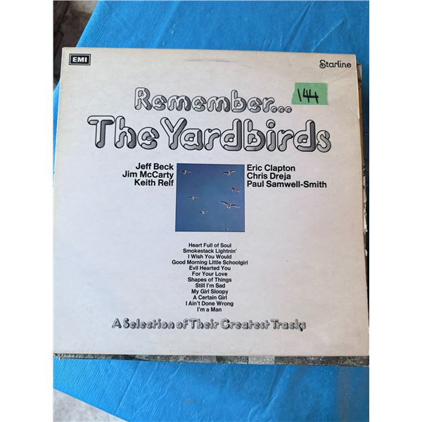 REMEMBER THE YARDBIRDS STARLINE VINYL RECORD