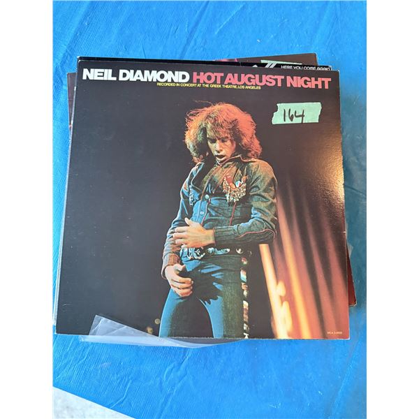 NEIL DIAMOND HOT AUGUST NIGHT MCA 2-8000 VINYL RECORD