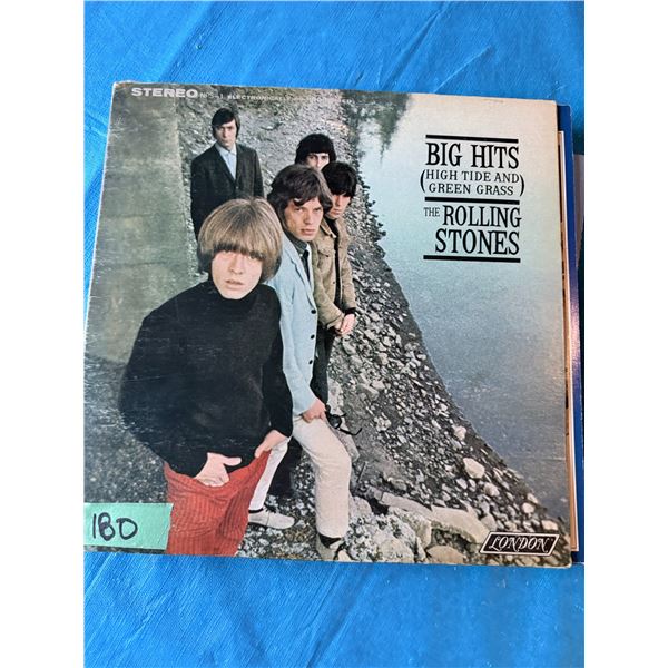 THE ROLLING STONES BIG HITS (HIGH TIDE AND GREEN GRASS) STEREO VINYL RECORD