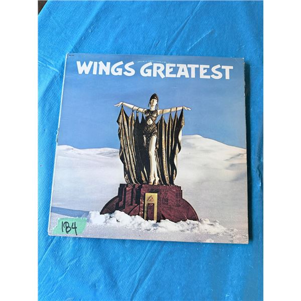 WINGS GREATEST VINYL RECORD
