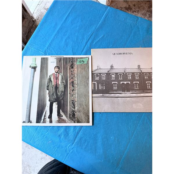QUADROPHENIA VINYL RECORD