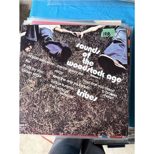 SOUNDS OF THE WOODSTOCK AGE STEREO VINYL RECORD