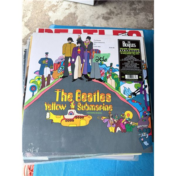 THE BEATLES YELLOW SUBMARINE STEREO REMASTERED VINYL RECORD