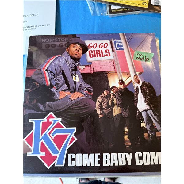 K7 COME BABY COME VINYL RECORD