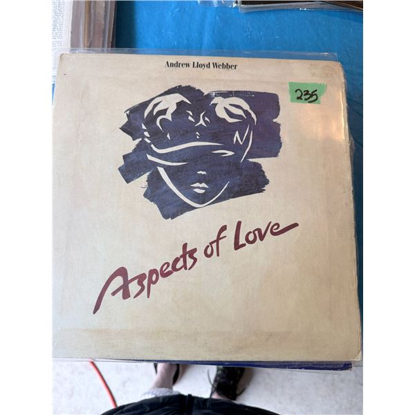 ANDREW LLOYD WEBBER ASPECTS OF LOVE VINYL RECORD