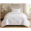 Image 1 : SmartSilk Gold 100% Silk-Filled Comforter – White – Twin Size