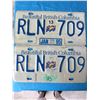 Image 1 : BC 1995 2 LICENSE PLATE PAIR