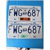 Image 1 : BC 2 LICENSE PLATE PAIR