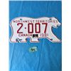 Image 1 : 1981 NORTHWEST TERRITORIES LICENSE PLATE