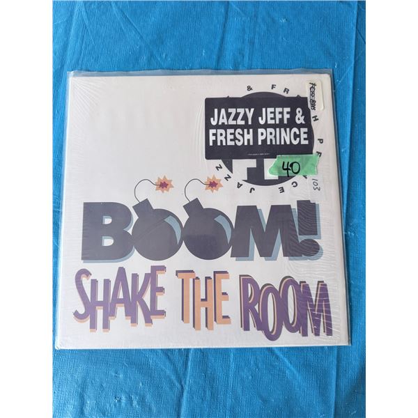 JAZZY JEFF & FRESH PRINCE BOOM! SHAKE THE ROOM 1 SHRINK-WRAPPED SLEEVE VINYL RECORD
