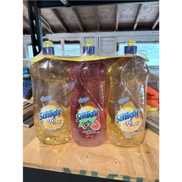 3 BOTTLES 1.2 L DISH SOAP BRAND NEW