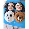 Image 1 : HALLOWEEN HUMAN AND ANIMAL FACES WITH HAIR AND FUR CHARACTER MASK