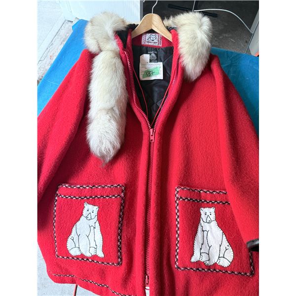 VINTAGE 1980 JAMES BAY PURE VIRGIN WOOL COAT