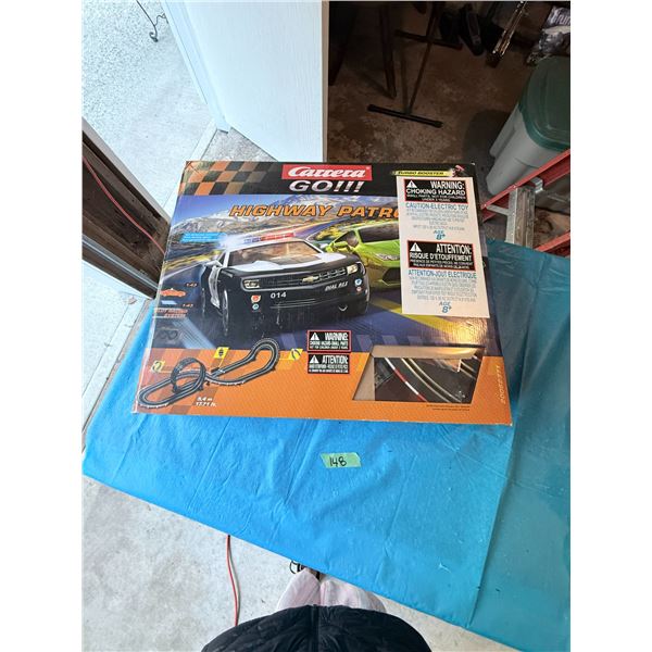 CARRERA GO HIGHWAY PATROL SLOT CAR RACING SET. BRAND NEW