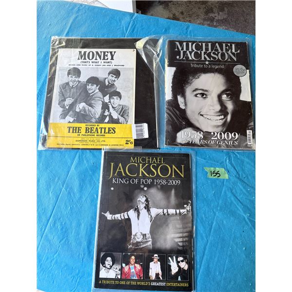 BEATLES AND MICHAEL JACKSON PUBLICATION LOT