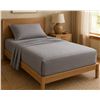 Image 1 : Sunset Grey Flannel Twin Sheet Set – 3-Piece
