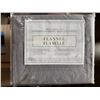 Image 2 : Sunset Grey Flannel Twin Sheet Set – 3-Piece