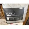 Image 2 : Renew Bamboo Charcoal Ultra-Plush Mattress Pad – Grey – Twin XL