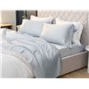 Image 1 : Bamboo Nights Duvet Cover Set (Light Blue)