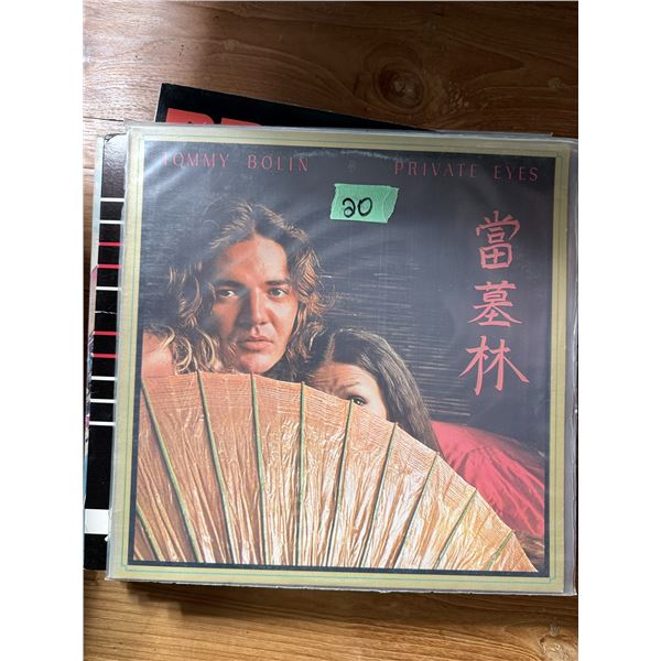 TOMMY BOLIN PRIVATE EYES VINYL RECORD