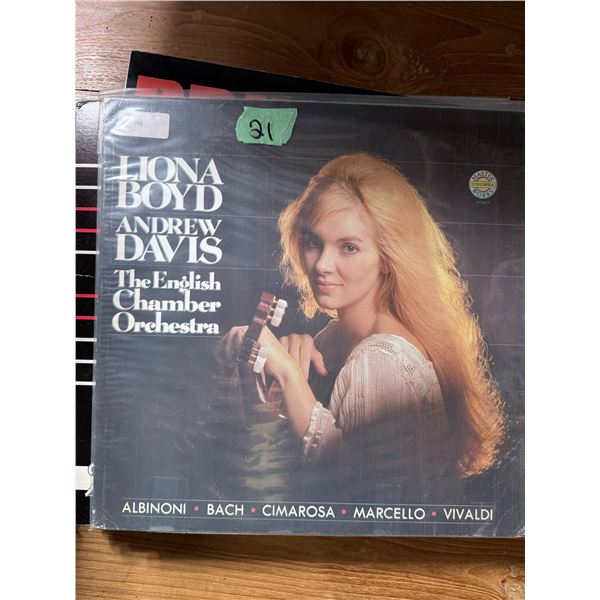 LIONA BOYD /ANDREW DAVIS THE ENGLISH CHAMBER ORCHESTRA VINYL RECORD