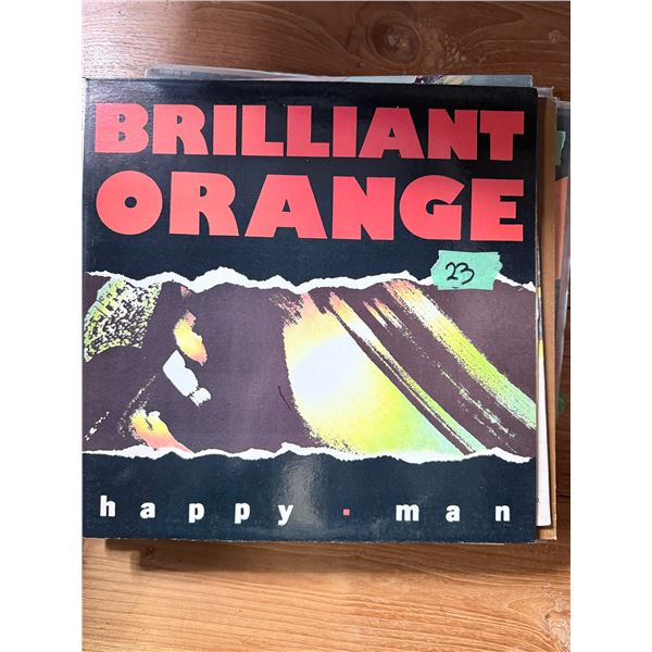 BRILLIANT ORANGE HAPPY MAN VINYL RECORD