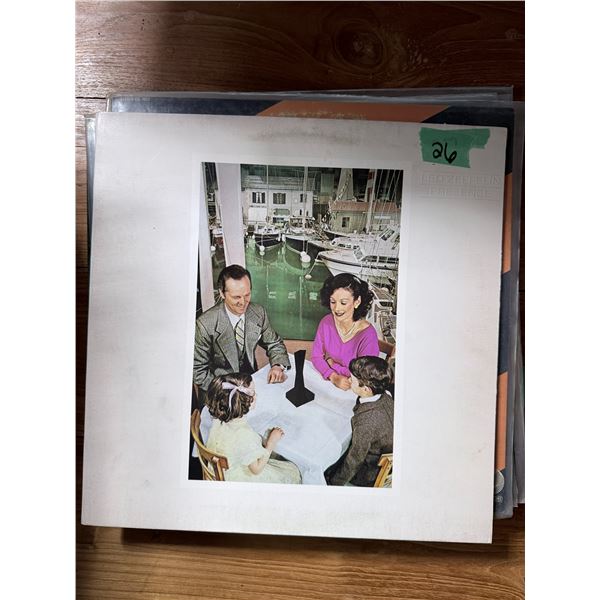 LED ZEPPELIN PRESENCE VINYL RECORD