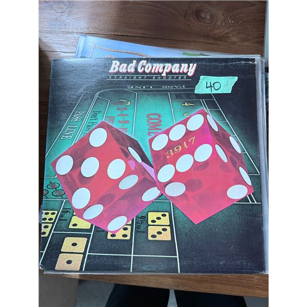 BAD COMPANY STRAIGHT SHOOTER VINYL RECORD