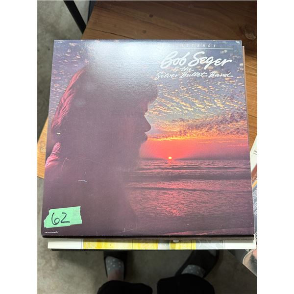 BOB SEGER & THE SILVER BULLET BAND THE DISTANCE VINYL RECORD