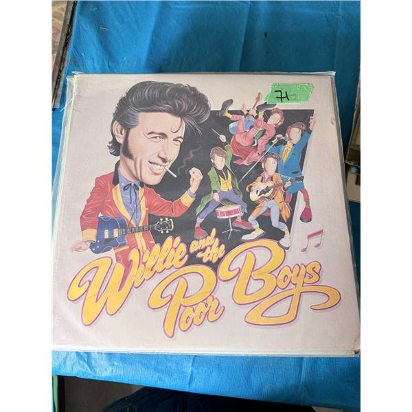 WILLIE AND THE POOR BOYS VINYL RECORD