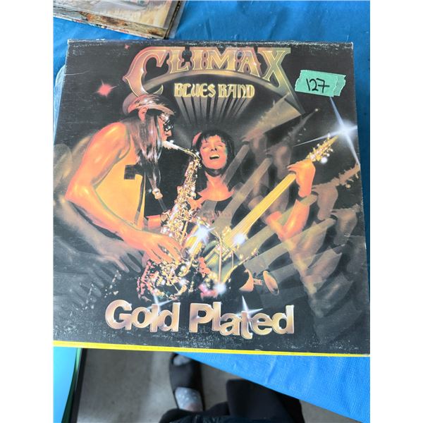 CLIMAX BLUES BAND GOLD PLATED VINYL RECORD