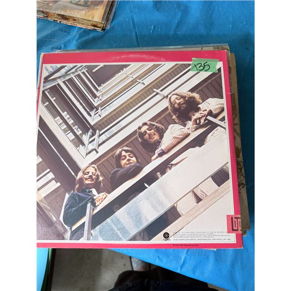THE BEATLES RED ALBUM VINYL RECORD