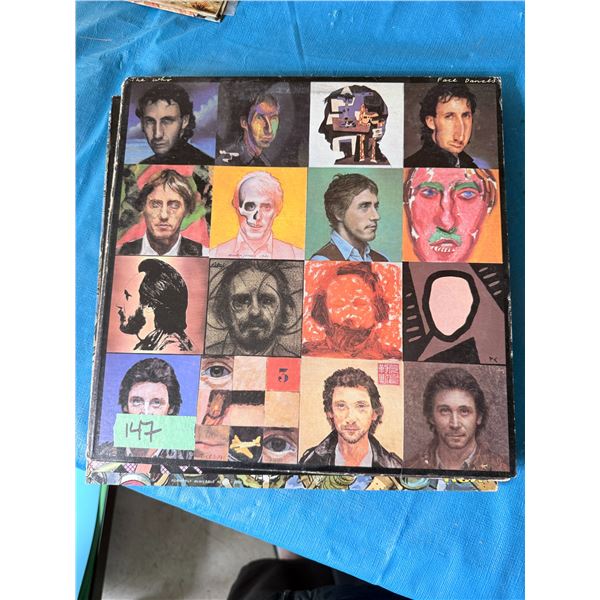 THE WHO FACE DANCES VINYL RECORD