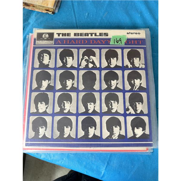THE BEATLES A HARD DAY'S NIGHT STEREO VINYL RECORD